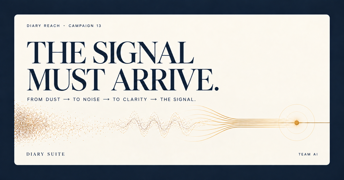 The Signal Must Arrive campaign card